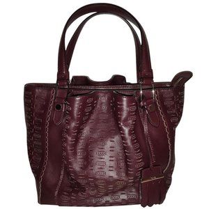 Tod's Flower Small Lazer Perforated Leather Bag